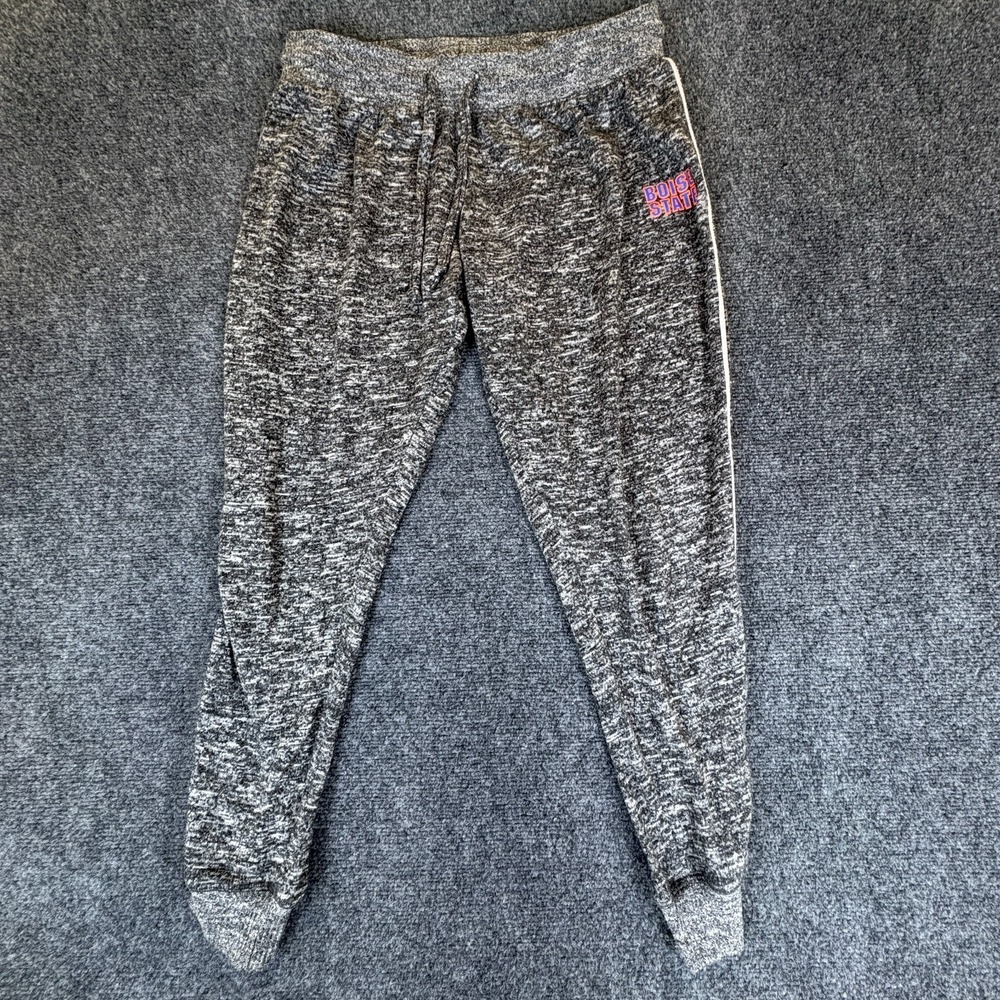 Captivating Apparel Boise State Broncos NCAA Jogger Pants Mens 29x26 Gray Marled